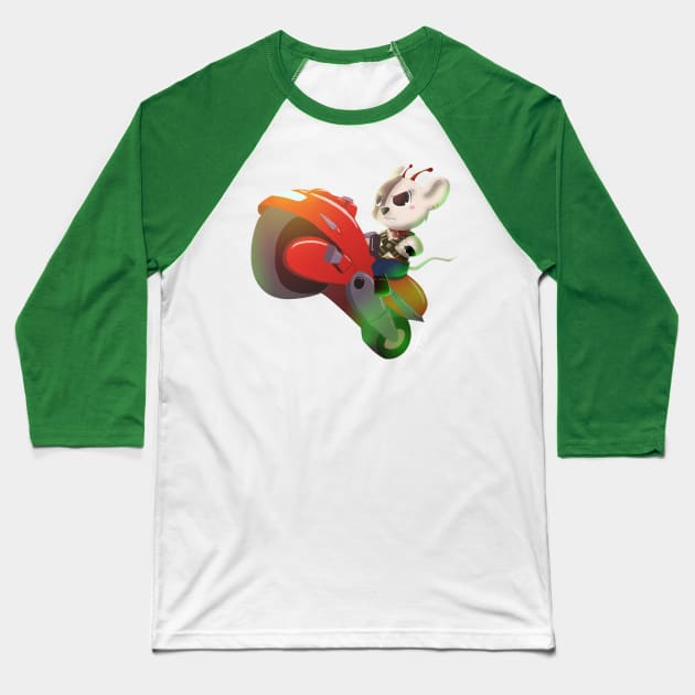 Biker Mice from Mars Baseball T-Shirt by davidpavon